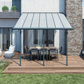 Terrassöverbyggnad Sierra 12,8 m² Antracitgrå Canopia by Palram 